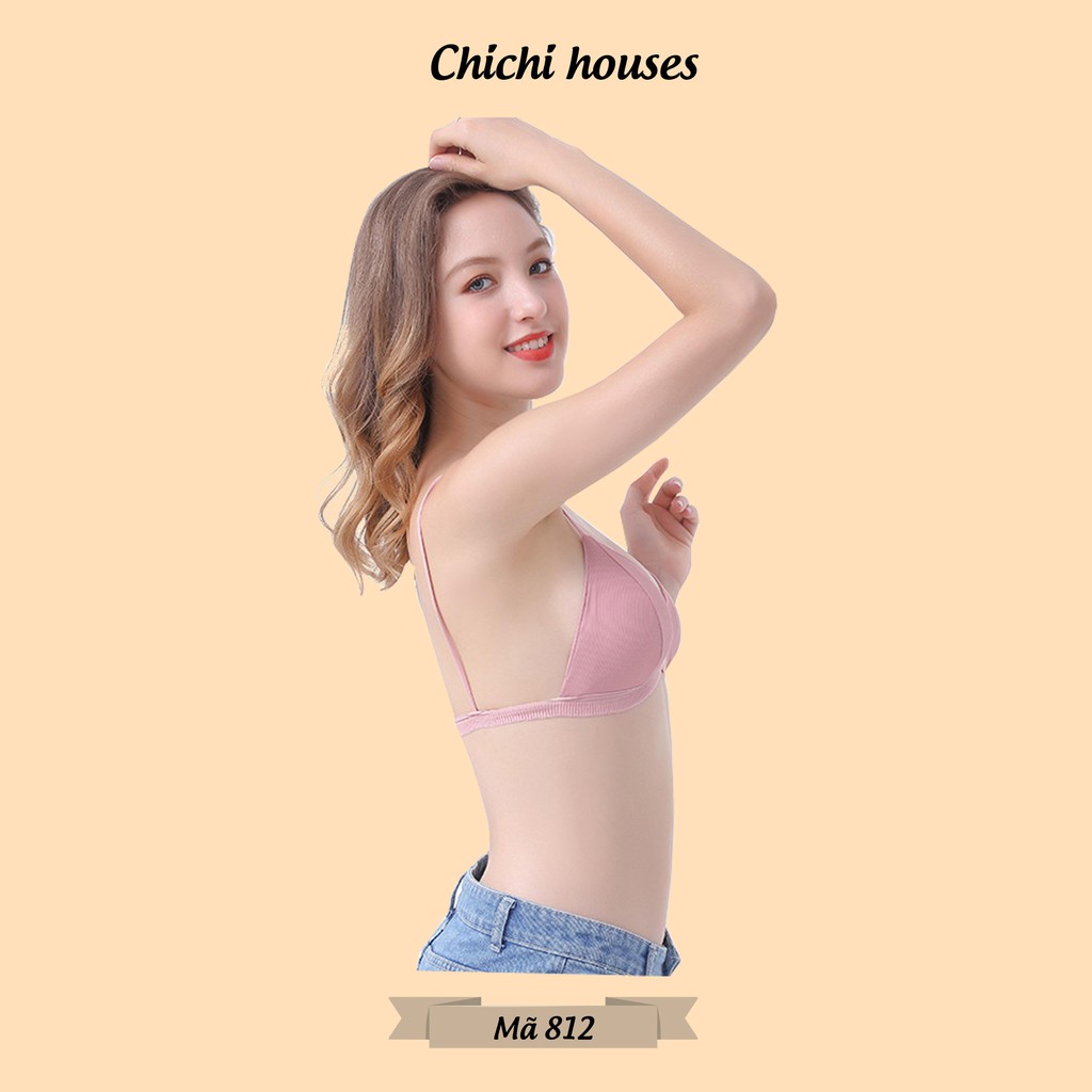 [Mã FAMARAL1 giảm 10K đơn 50K] Áo Lót Nữ, Áo Bra Cotton Thun Gân Free Size Không Gọng Cài Sau - mã 812 | BigBuy360 - bigbuy360.vn