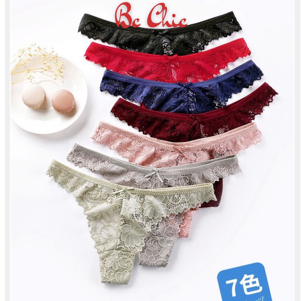 Quần Lót Nữ Lọt Khe Ren Sexy cao cấp tạo đường cong quyến rũ sexy điệu đà mẫu Q911 BC_CHIC LINGERIE