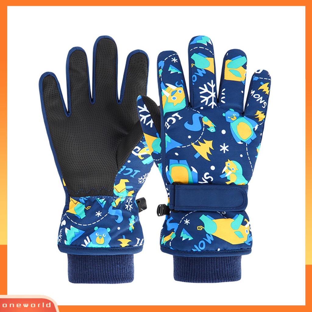 |Bộ Đồ Bơi Một Mảnh Dành Cho Nữ| 1 Đôi Găng Tay Giữ Ấm Chống Gió Chống Thấm Nước Họa Tiết Hoạt Hình Dễ Thương Cho Bé