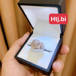 nhẫn nam titan không đen gỉ hoạ tiết vesac sang trọng trẻ trung htj