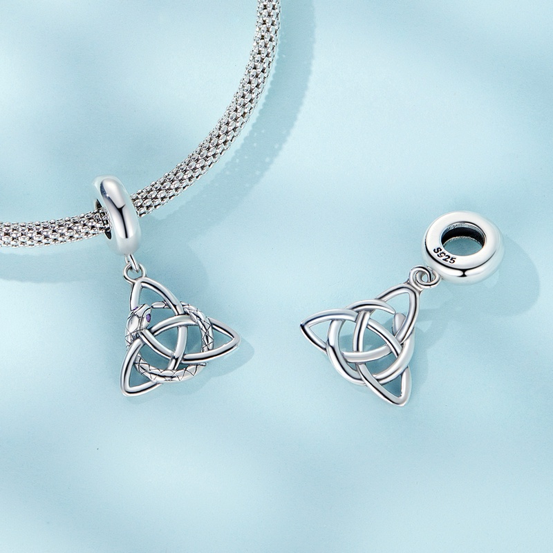 BAMOER Hạt Xâu Chuỗi bạc 925 Dùng Làm Trang Sức Diy