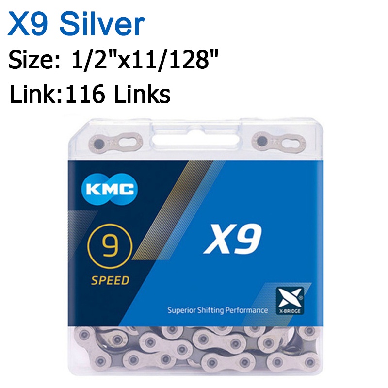 Kmc Dây Xích Xe Đạp 11 Tốc Độ x9 x10 x11 x12 116 / 118 / 126l Chuyên Dụng Cho shimano 11