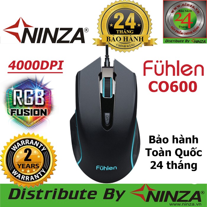 Chuột gaming Wavecom VM01 Fuhlen CO600 Giảm 30k khi nhập MAYT30 - Chuột chơi game giá rẻ Fuhlen CO600