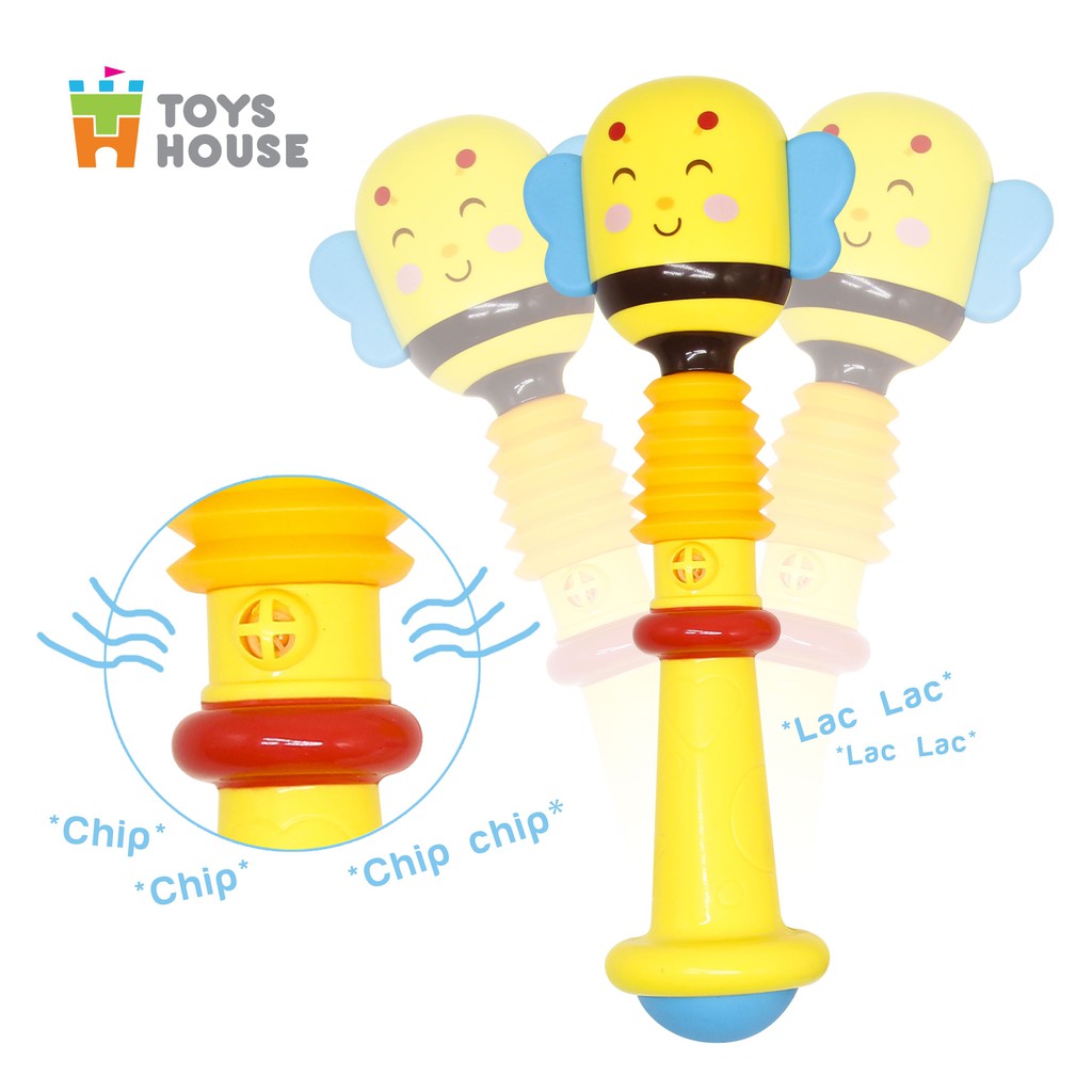 [Mã BMINC50 giảm 10% đơn 99k] Xúc xắc chíp chíp xinh xắn đồ chơi cho bé Toys House TH0090 Đồ chơi cầm tay cho bé