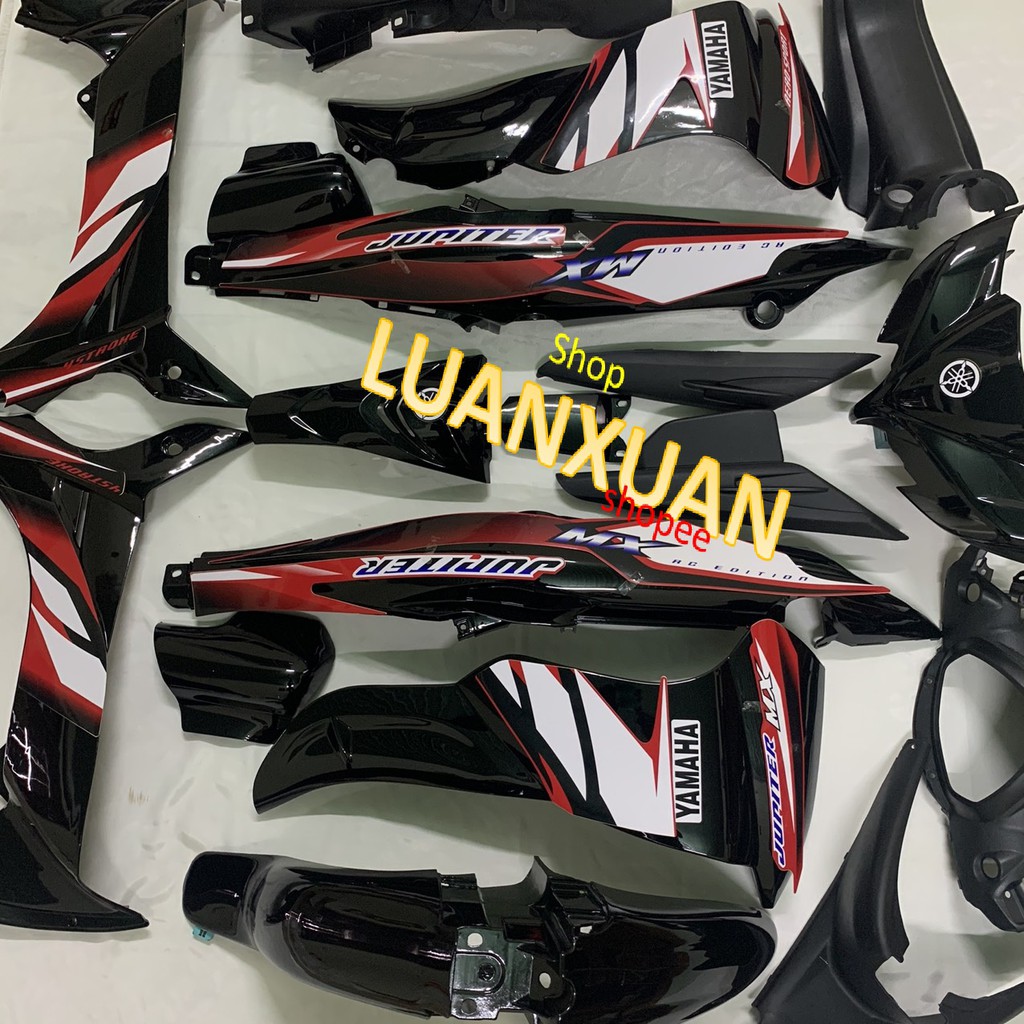 Bộ Dàn áo xe máy  JUPITER MX -MÀU ĐEN -jupiter gavita  - Hàng việt nam - nhựa nguyên sinh  loại 1 cao cấp