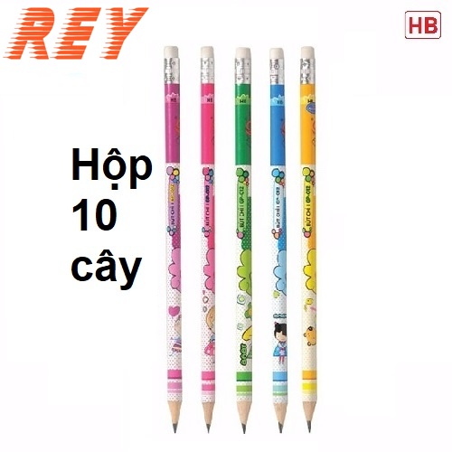 [BÁN SỈ] Hộp 10 bút chì gỗ Điểm 10 𝑻𝒉𝒊𝒆̂𝒏 𝑳𝒐𝒏𝒈 - TP-GP012