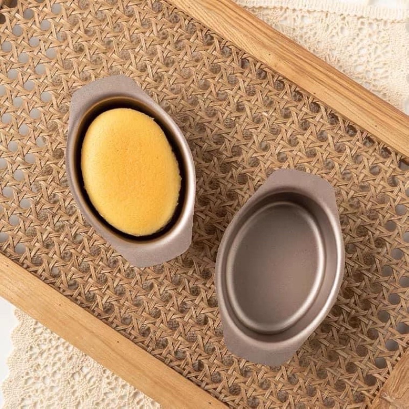 Khuôn oval mini màu vàng