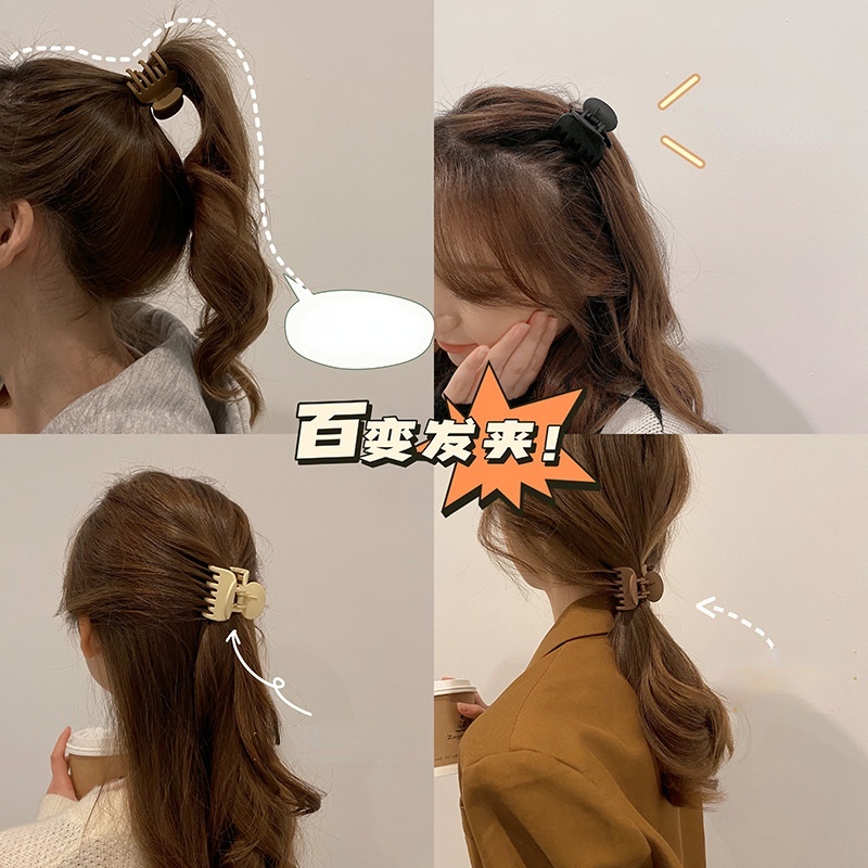 Kẹp Tóc Đuôi Ngựa Độ Cố Định Cao Dành Cho Nữ