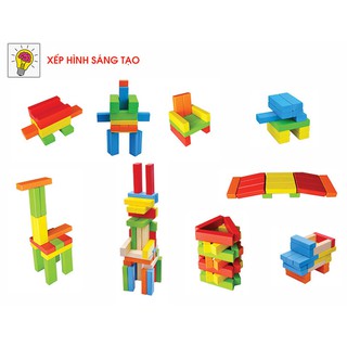 [Xã kho] Bộ Rút Gỗ Màu Cho Bé