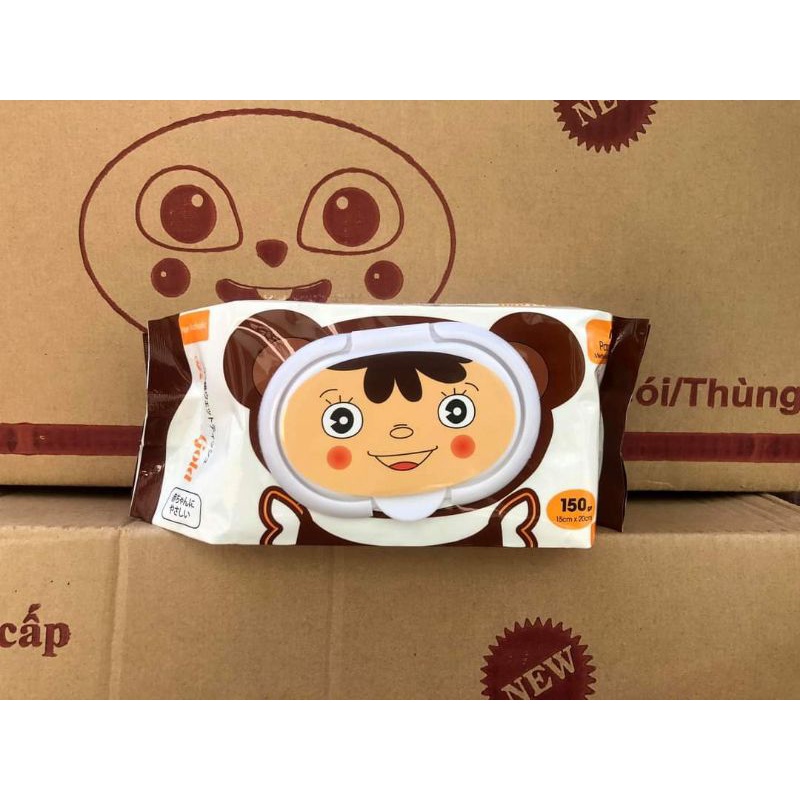 Khăn giấy ướt không mùi loại dày