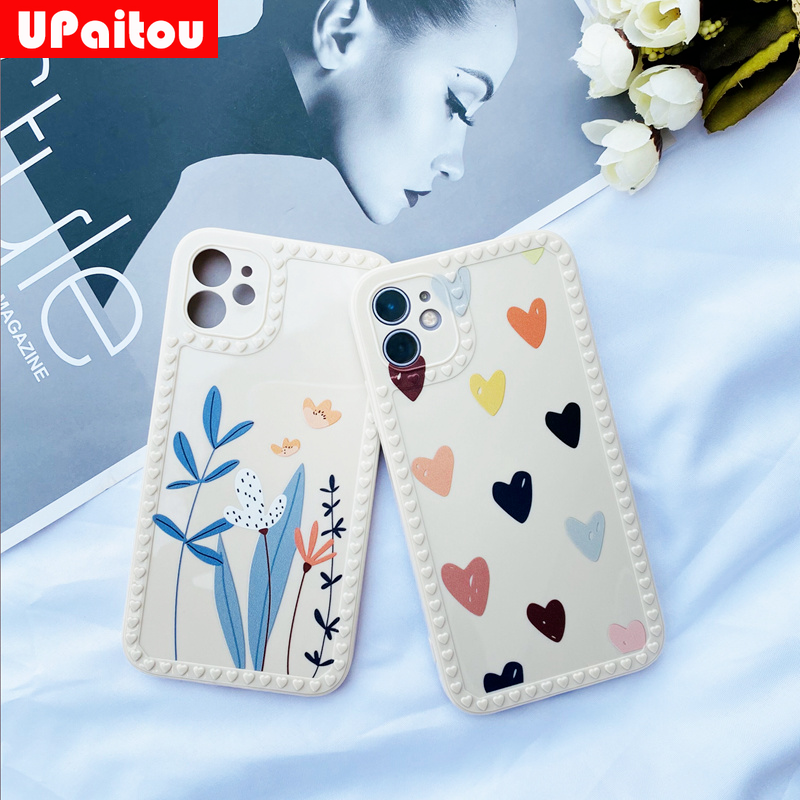 ốp điện thoại Tpu Họa Tiết Hoa Dễ Thương Cho Iphone 12 11 Pro Max Se 2020 X Xr Xs Max 8 7 6s 6 Plus | BigBuy360 - bigbuy360.vn
