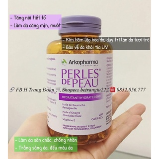 Viên uống đẹp da Perles de peau Pháp 200v