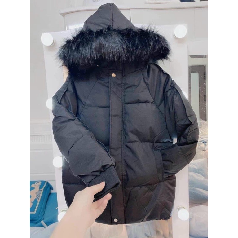 (HCM) ÁO KHOÁC PHAO MÙA ĐÔNG NỮ CÓ MŨ LÔNG VŨ CỰC XINH THỜI TRANG MÙA ĐÔNG ẤM ÁP , GIỮ ẤM CƠ THỂ KME FASHION