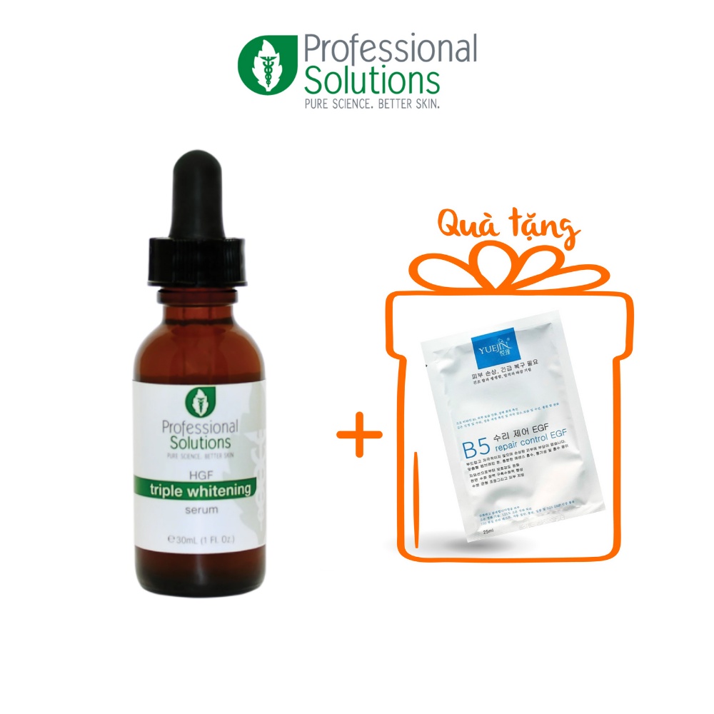 Tinh Chất Mờ Nám Tận Gốc Professional Solutions 30ml HGF TRIPLE WHITENING SERUM