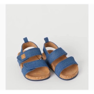 Sandal Hm quai xanh cho bé trai
