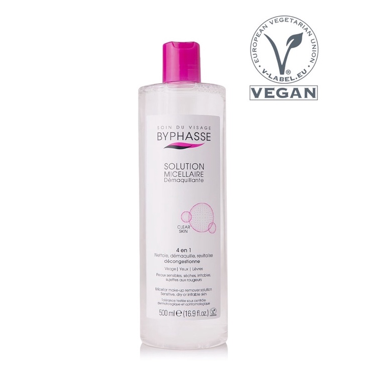 Nước Tẩy Trang ByBhasse Sollution Micerallaire - Clear lớp Make Up Hiệu Quả Không Gây Kích Ứng Tổn Thương Da - S+CARE | BigBuy360 - bigbuy360.vn