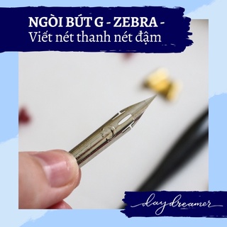 Ngòi bút viết Calligraphy - Ngòi G Zebra Nhật Bản - Rẻ nhất Shopee