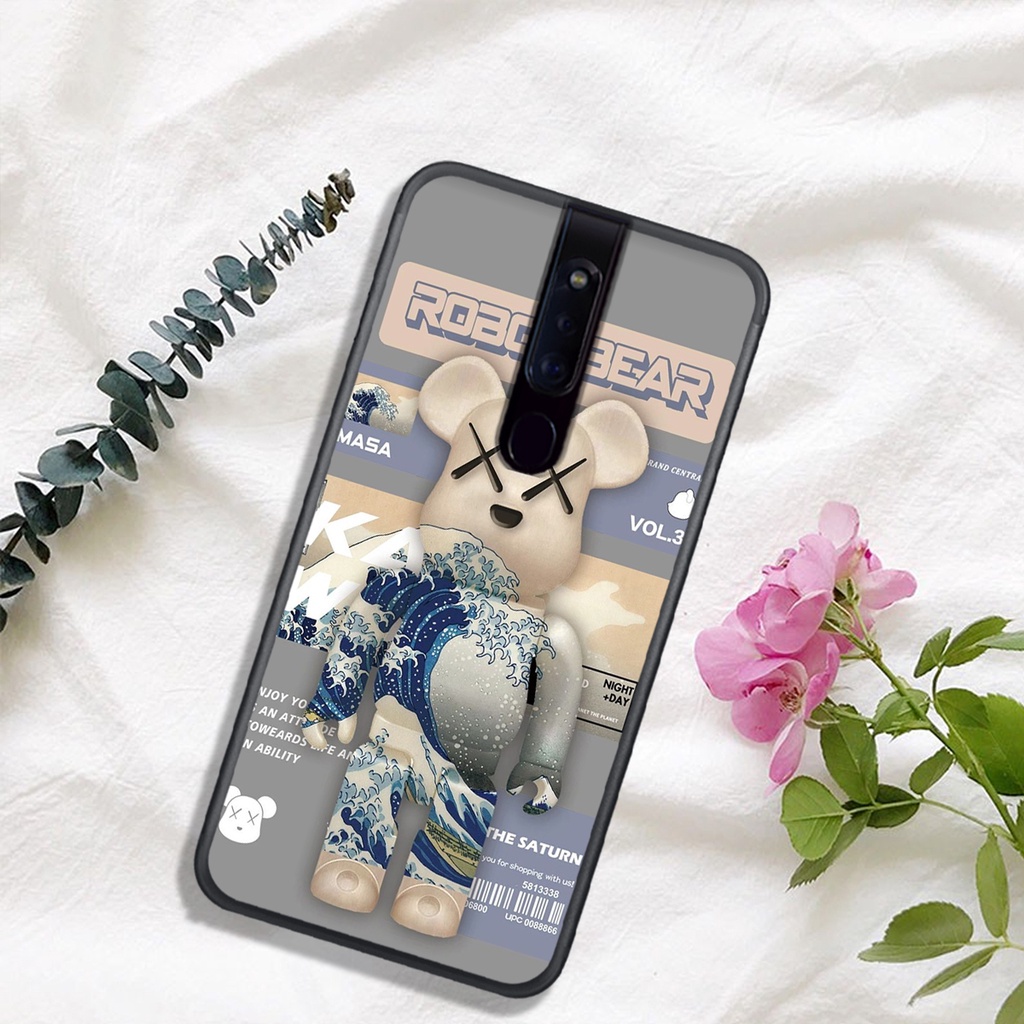 [HOT]ỐP OPPO F11 - F11 PRO , In Hình Gấu Robot họa tiết L-V màu sắc cực đẹp.