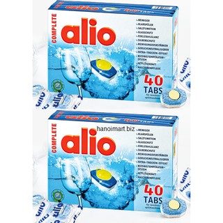 Viên rửa bát Alio loại 12 in 1 ( Lốc 80 viên NK Đức )