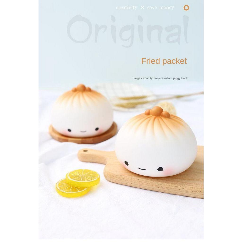 Ống Tiết Kiệm Tiền Hình Bánh Bao Độc Đáo