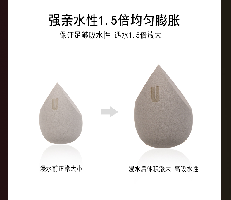 BEAUTY BLENDER (Hàng Mới Về) Bộ 3 Mút Trang Điểm Unny Chất Lượng Cao