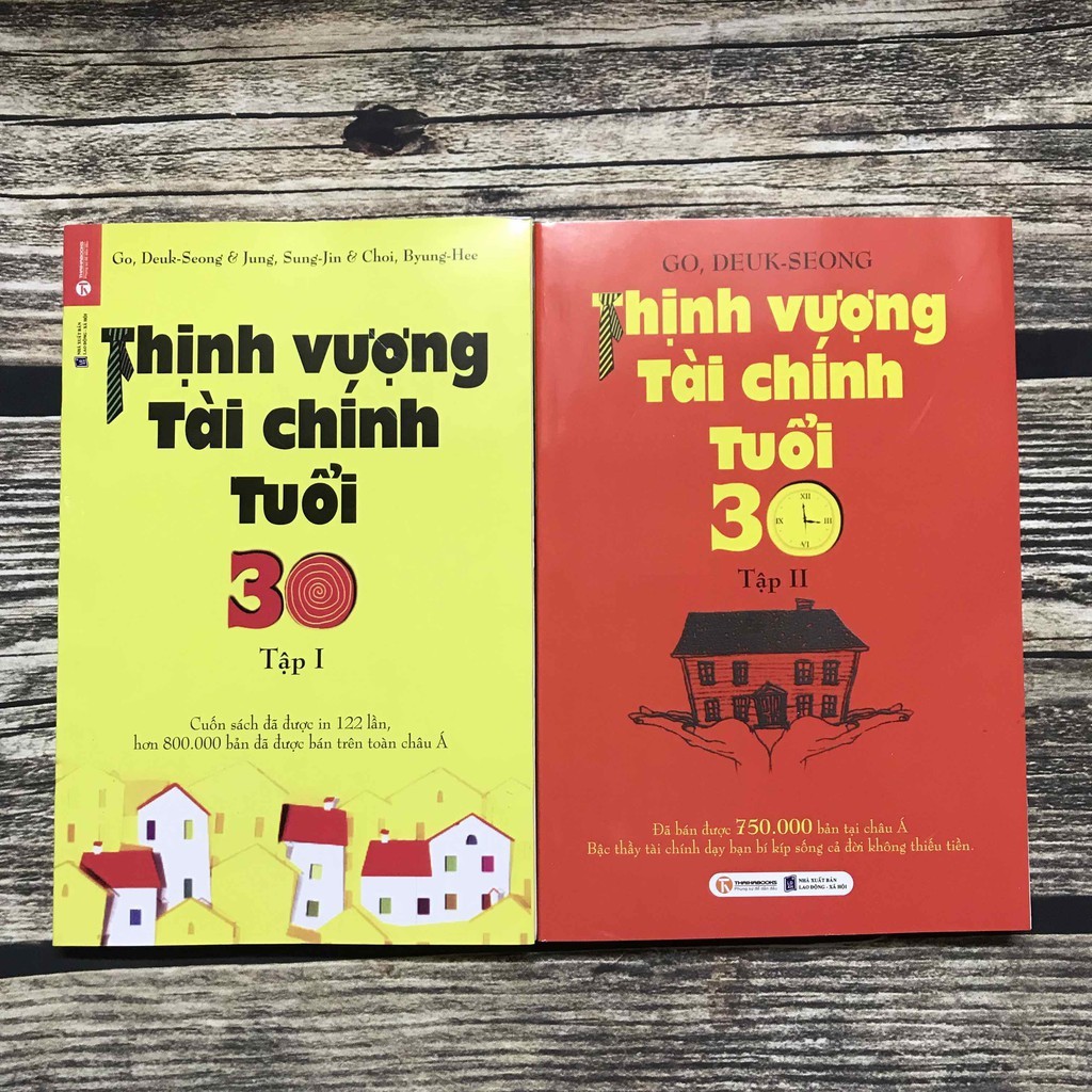[Mã LIFEXANH24 giảm 10% đơn 99K] Sách - Combo Thịnh Vượng tài chính Tuổi 30 (Bộ 2 tập)