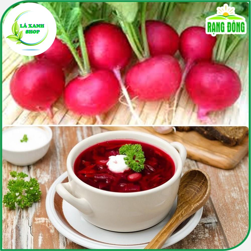 Hạt giống Củ Cải Đỏ Baby Dễ Trồng, Sinh Trưởng Khỏe (gói 2 gram) - Hạt Giống Rạng Đông