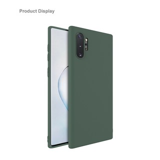  Ốp silicone TPU mềm siêu mỏng bề mặt nhám cho Samsung Galaxy Note 10/Note10 Plus