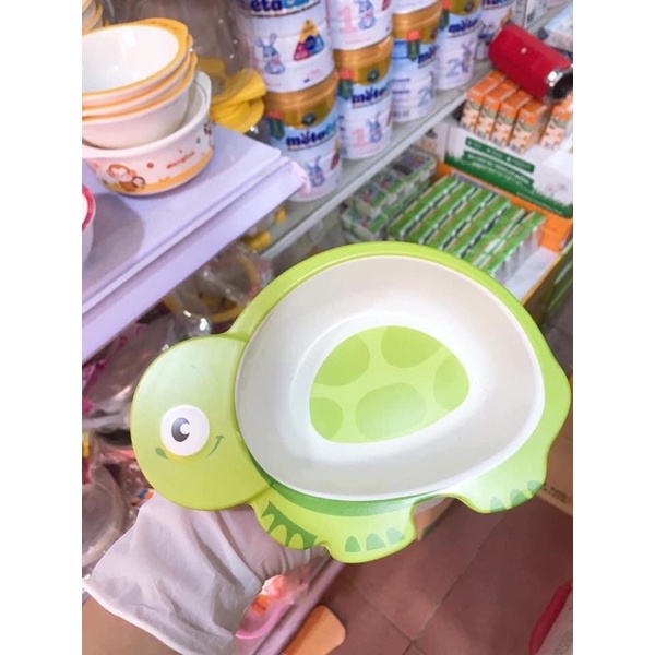 Bát ăn dặm sợi tre hình thú an toàn cho bé