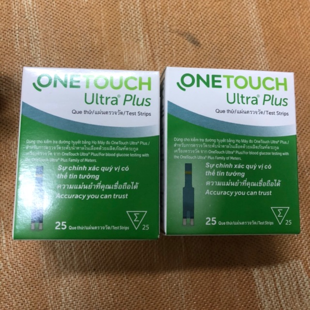 Que thử đường huyết Onetouch Ultra Plus 25 que