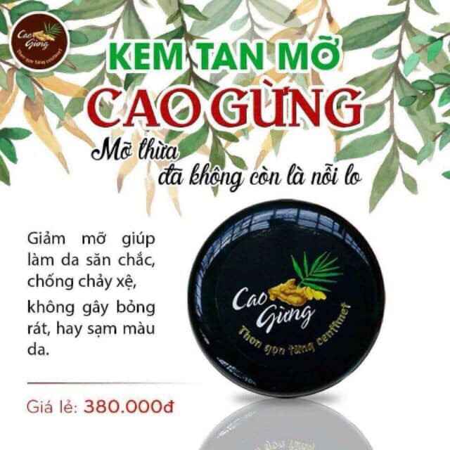 Cao Gừng Tan Mỡ Cát Tường - Đánh bay Mở Thừa