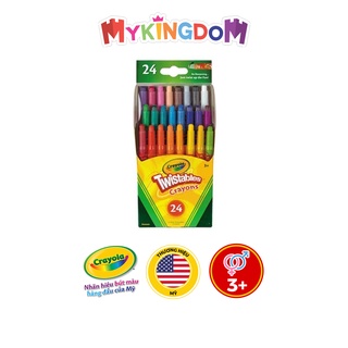Bút sáp dạng vặn 24 màu (loại nhỏ) CRAYOLA 529724