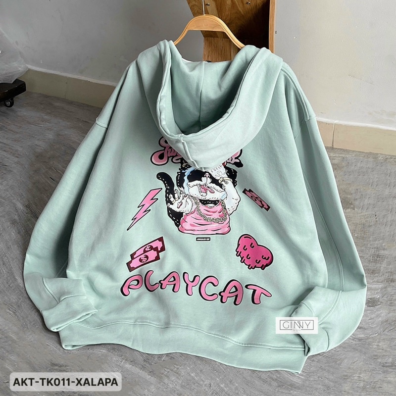 Áo khoác thun Junga Cat TK-011 trẻ trung năng động phong cách Hàn Quốc | Gin House Shop