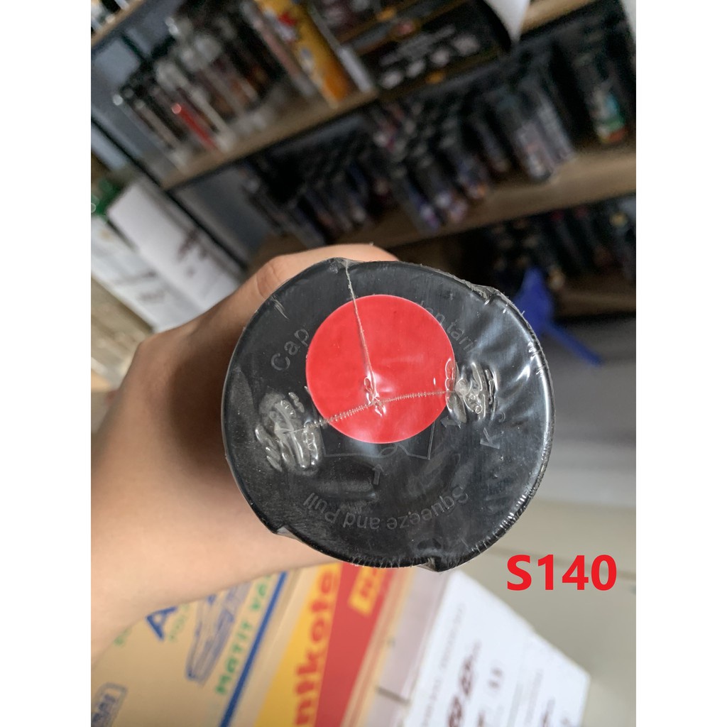Chai sơn Samurai màu đỏ S140 dạng bình xịt dành cho xe máy