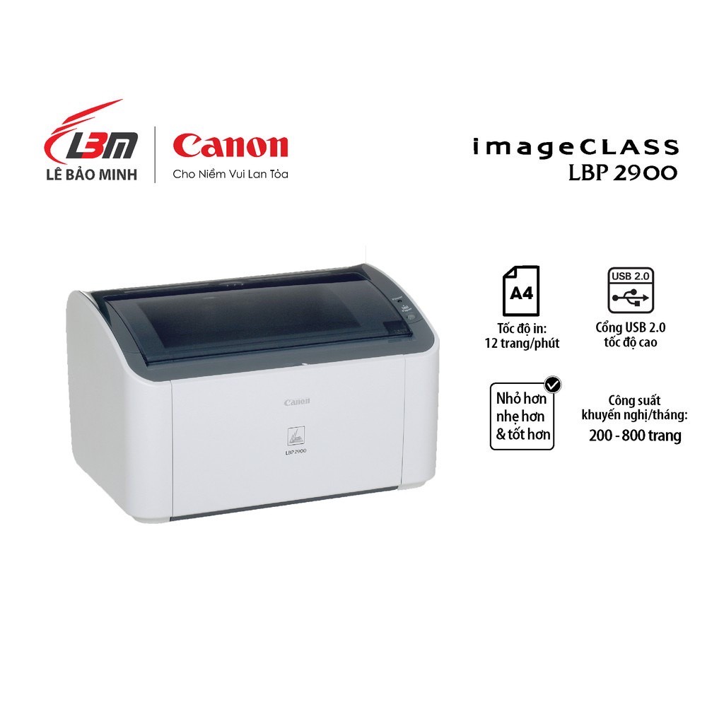 Máy in Laser Canon LBP 2900 (phiếu bảo hành LBM)