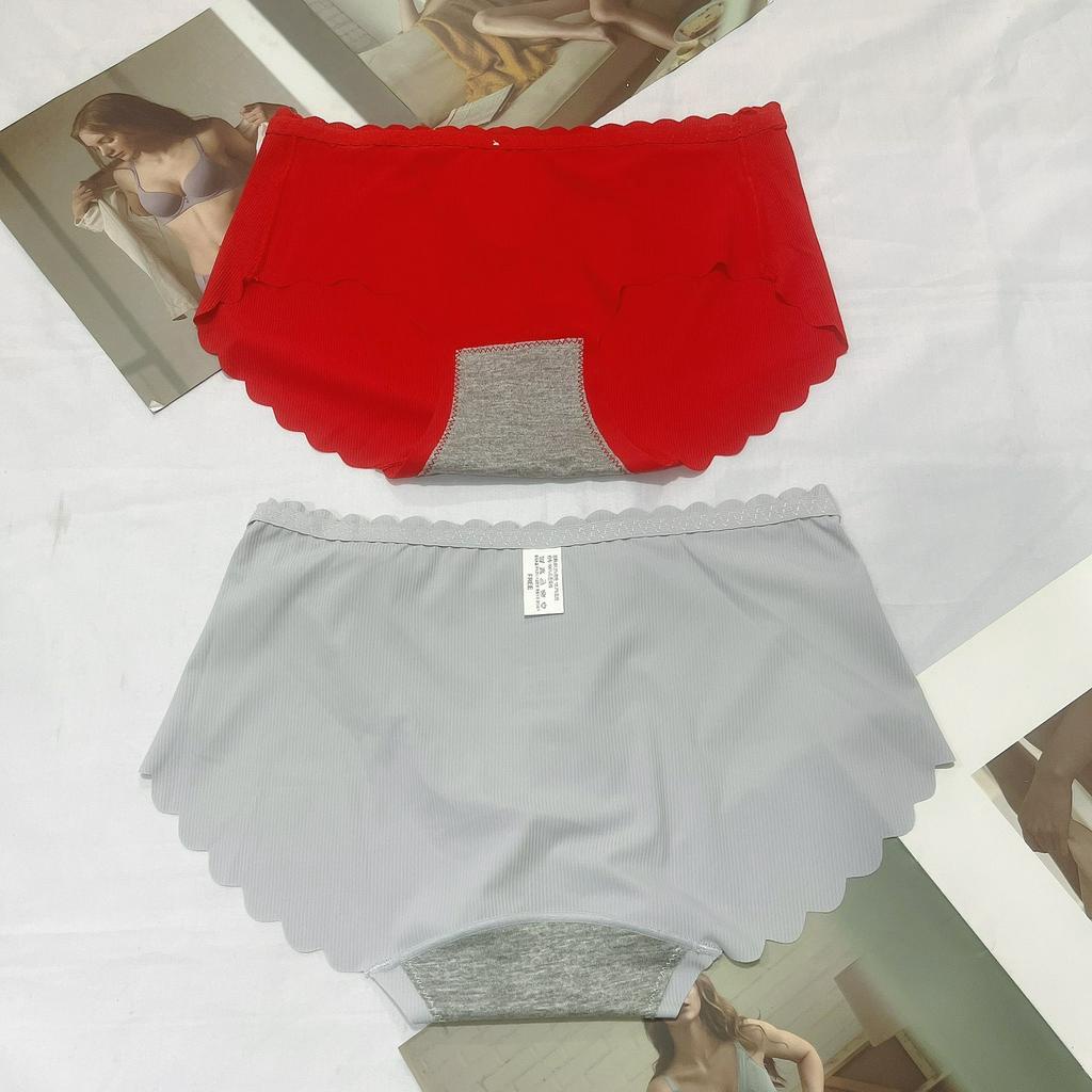 Quần lót nữ su cao cấp 7778 trơn lưng vừa mềm mại thấm hút mồ hôi thoáng mát freesize từ 40kg-60kg
