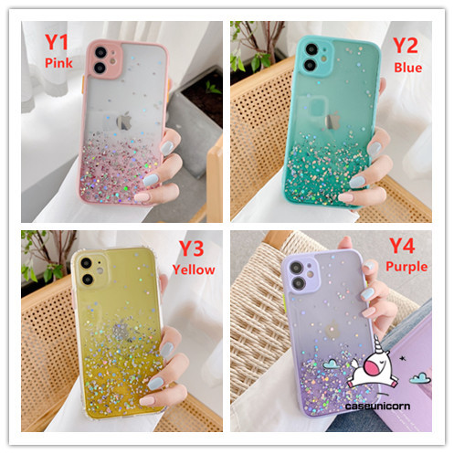 Ốp điện thoại trong suốt màu gradient cho iPhone 11 iPhone 7plus 8plus 7 8 iPhone X XR XS MAX 11Pro Max | BigBuy360 - bigbuy360.vn