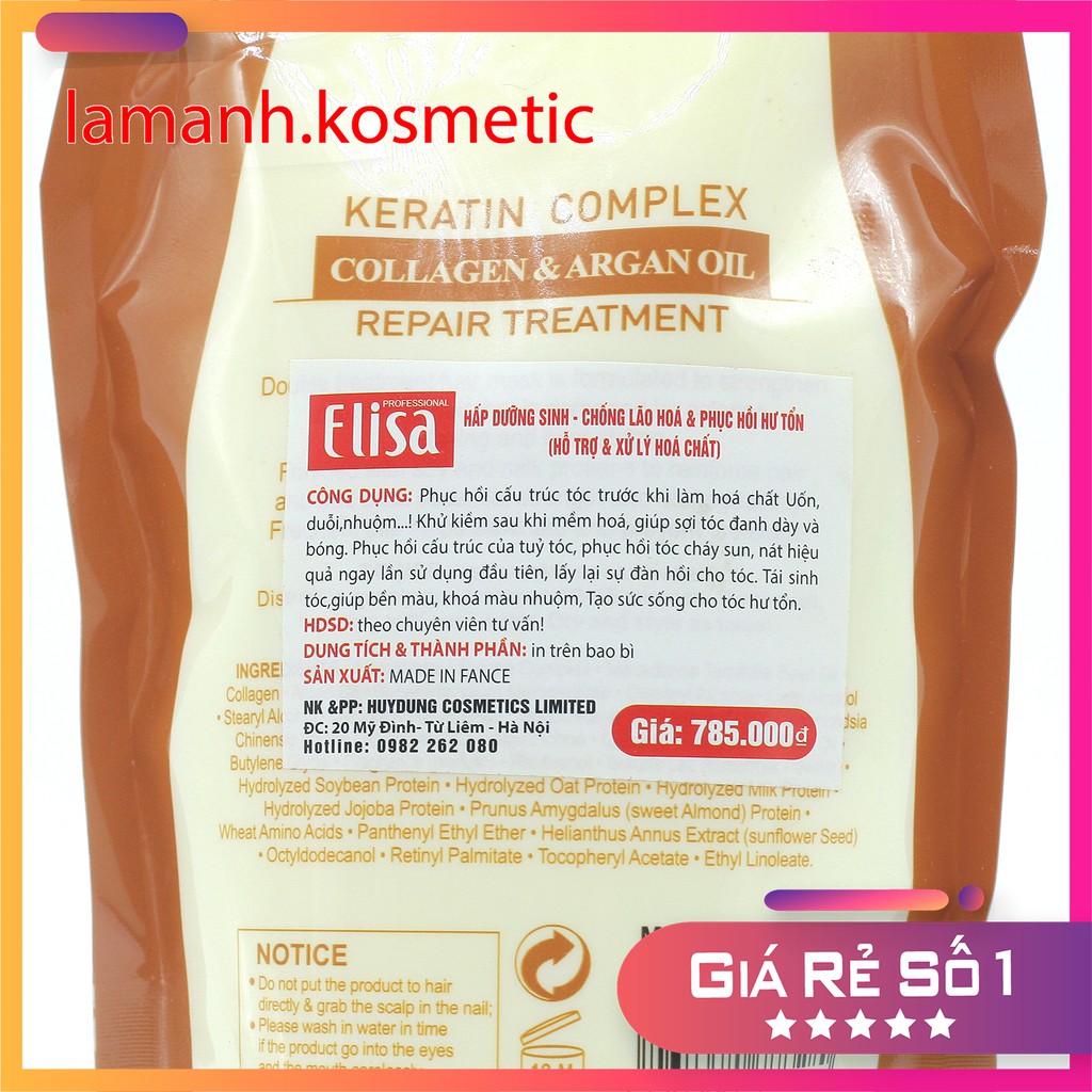 Hấp Tóc ELISA KERATIN COMPLEX