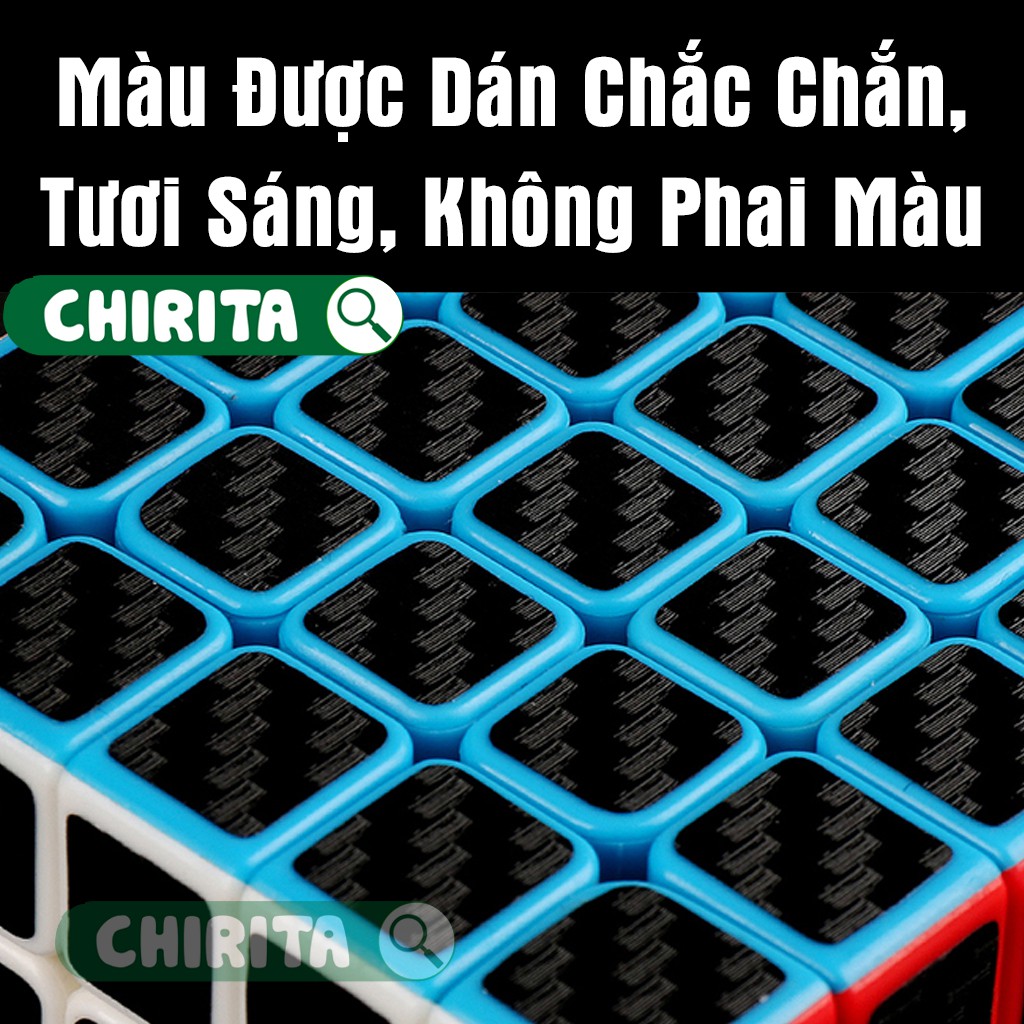 Rubik Cube 5x5 (VIỀN MÀU) Loại Tốt NO.8923 - Rubik Xoay Trơn Mượt Đồ Chơi Trẻ Em CHIRITA (shop có bán rubik 3x3..)