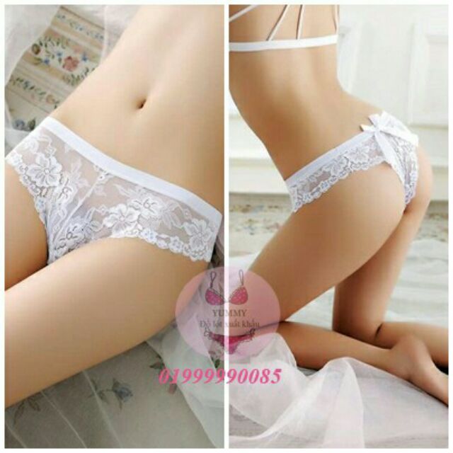 Quần chip ren cài nơ sau 1515