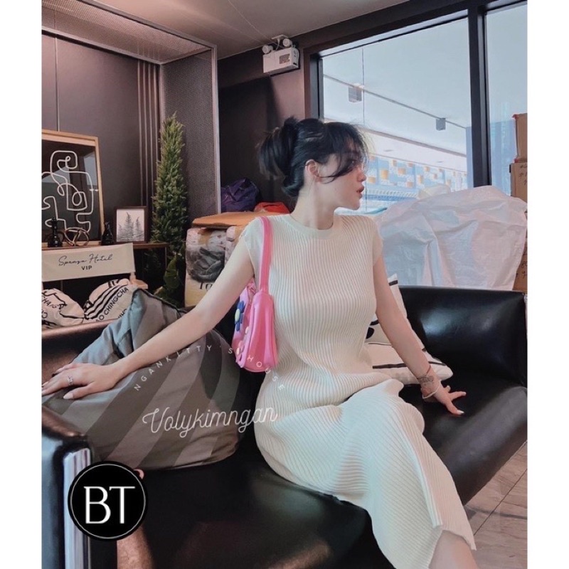 Đầm Len Mongtoghi Tay Cánh Dáng dài