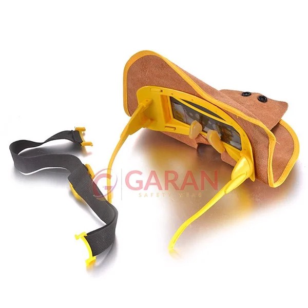 Mặt Nạ Hàn Điện Tử Da Bò Thật Chống Cháy - Mặt Nạ Hàn Điện Tử Bằng Da