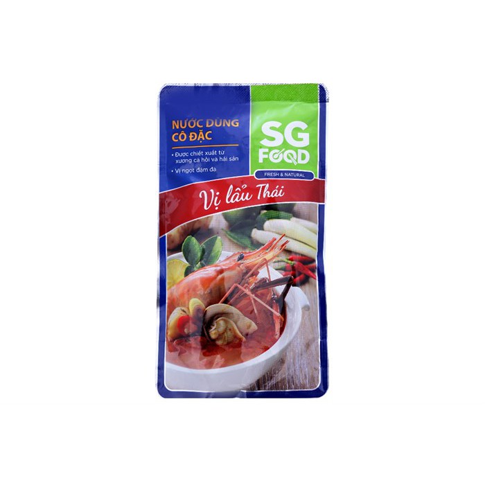 Nước dùng cô đặc vị lẩu Thái SG Food gói 150g