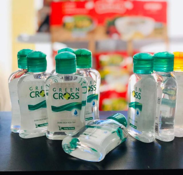 Nước rửa tay khô Green Cross 100ml hương trà xanh | BigBuy360 - bigbuy360.vn