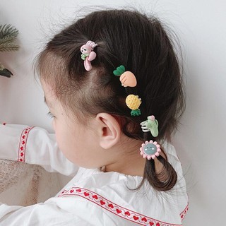 Set 10 Dây Thun Cột Tóc Hàn Quốc Dễ Thương Cho Bé Gái