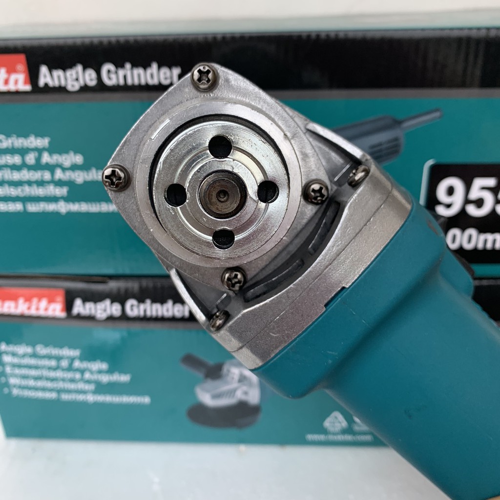 [ Giảm giá sốc ] Máy mài góc Makita 9556 đuôi sườn tặng kèm 5 lưỡi cắt sắt,1 lưỡi mài