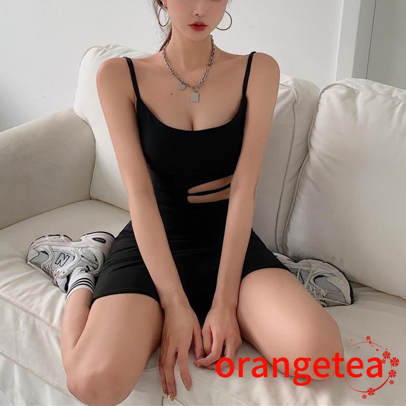 Váy body Hai Dây Màu Sắc Quyến Rũ Dành Cho Nữ