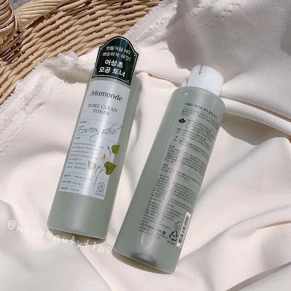 Nước Hoa Hồng Làm Dịu Và Ngăn Ngừa Mụn Chiết Suất Từ Rau Má Mamonde Centella Trouble Toner 250ml