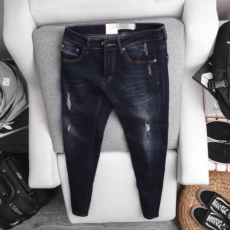 NEW- Quần jean nam xuất xịn 03 màu thời trang - jean co giãn Hải An Jeans *