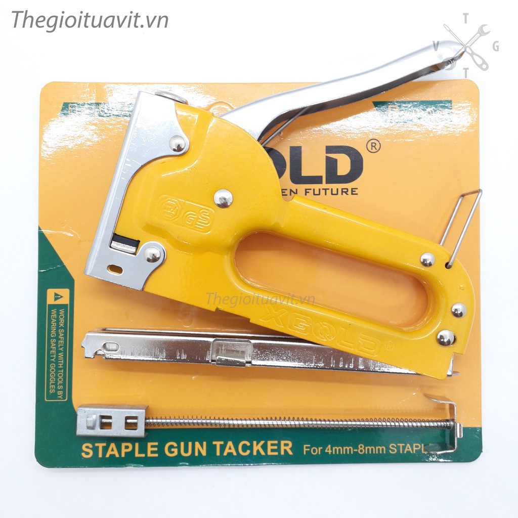 Súng bắn ghim gỗ XGOLD chính hãng 4mm-8mm